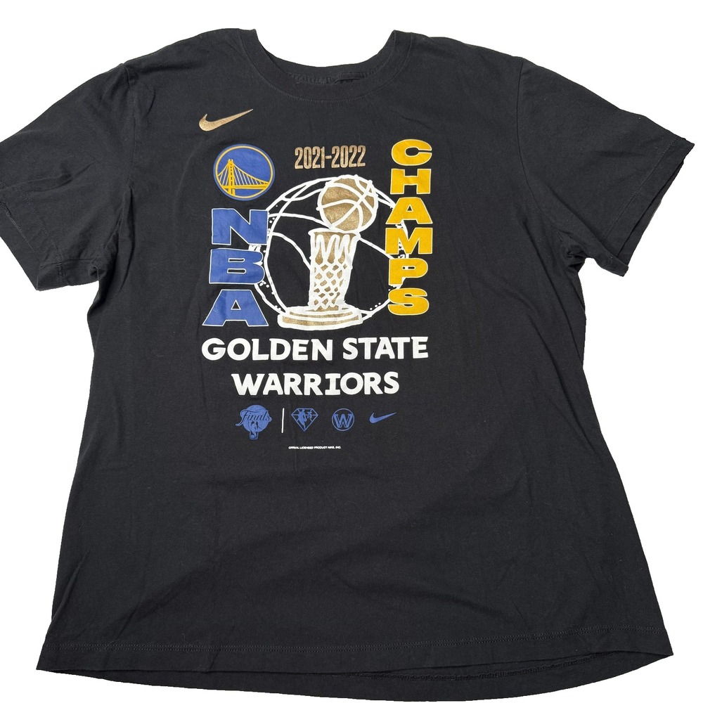 Nike Golden‎ State Warriors Men's XL T-Shirt 2021-22 NBA Champions Tee
